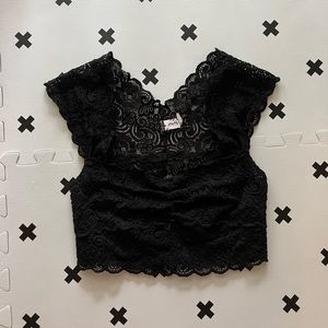 Free People Lace Top